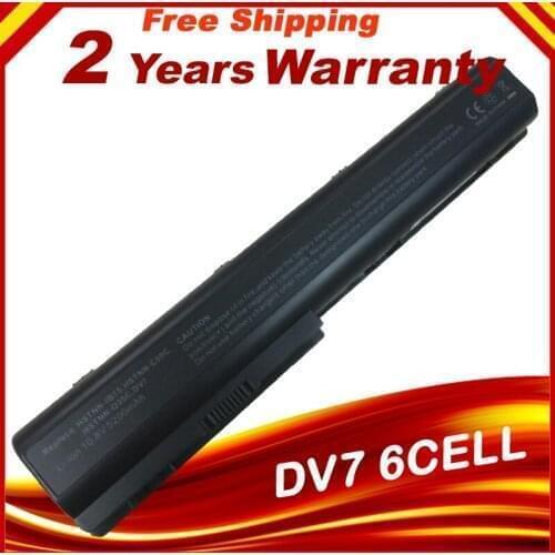 HSW 6 Cells Battery For HP Pavilion DV7 DV8 HDX X18 HSTNN-IB75 HSTNN-DB75 HSTNN-XB75fast shipping