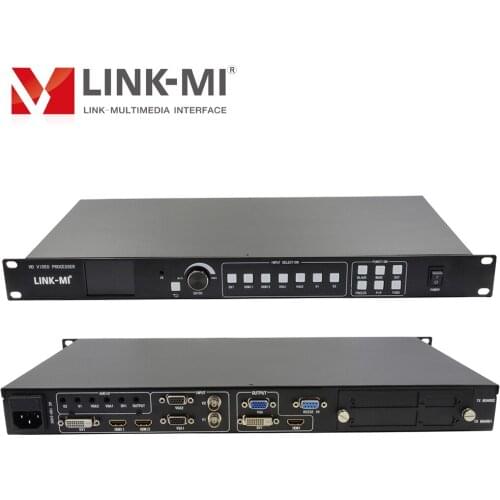 LINK-MI VC73 7 in 3 out LED Video Processor DVI+HDMI+VGA+CVBS PIP adjust screen size position