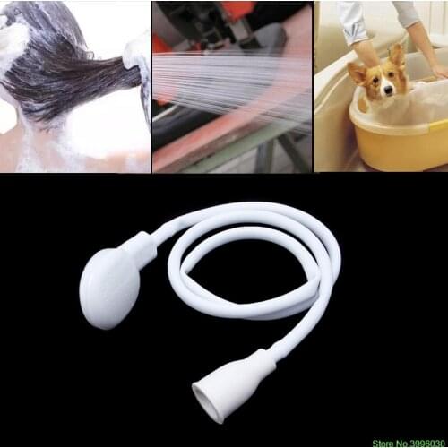 Dog Shower Head Spray Drains Strainer Hose Sink Washing Hair Pet Bath Tool