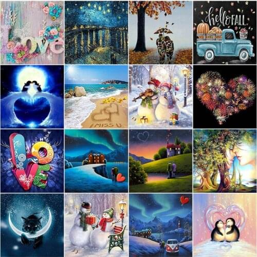 New Arrival Animal DIY Diamond Painting Cross Stitch Kit Mosaic Full Drill Diamond Embroidery Home Craft Art Decoration Gifts