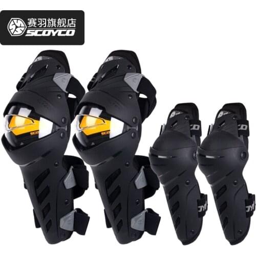 SCOYCO Motorcycle Riding Equipment Kneepad Knee Elbow locomotive Anti-falling protector Knight equipment of CE certification