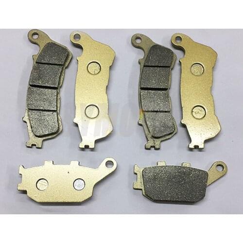 Motorcycle Front and Rear Brake Pads for Honda XL 700 Transalp 08-12 CB 600 CB600F Hornet 07-13 NC 700 NC700 2012 2013 CBF600