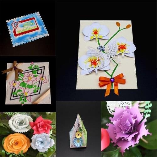 2019 new flower molding die-cutting metal cutting mold making DIY scrapbook album decorative embossing mold