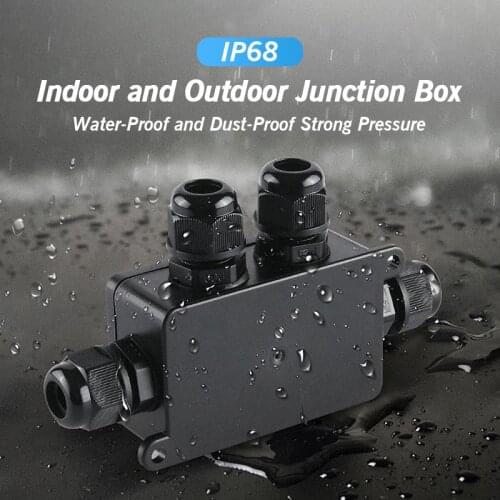 IP68 Waterproof Junction Box Electrical 4 Way Enclosure Block Cable Connecting Protection for Wiring Accessories Wire Connector