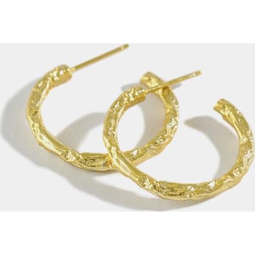 Hoop Earrings New Fashion Charming Irregular Simple Design Party Jewelry Wholesale