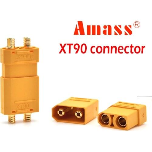 Amass XT90 XT-90 Connectors Male Female Power Plugs for Lipo Battery RC Planes Drone RC Cars