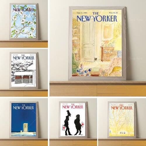 The New Yorker 1988 February 1 Magazine Cover Print Poster Wall Art Picture Canvas Painting For Living Room Home Decor