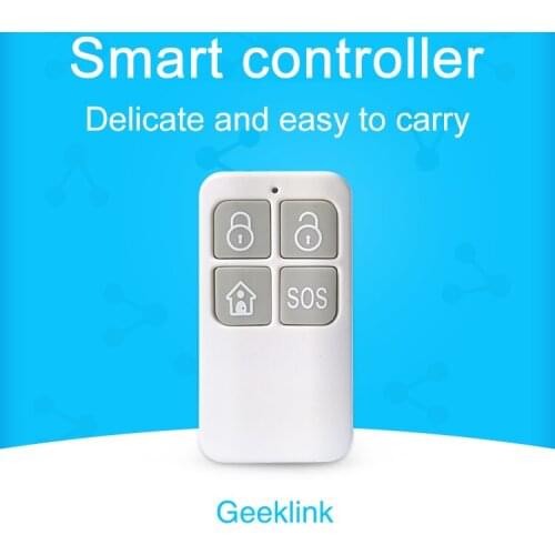 Geeklink Smart Remote Controller Smart Home Wireless Remote Control 433 MHZ GFSK SOS/Deployment/Garrison/Scene to Thinker Host