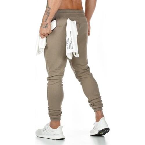 YEMEKE Mens Joggers Casual Pants Fitness Men Sportswear Fitness Bottoms Skinny Sweatpants Trousers Gyms Jogger Track Pants