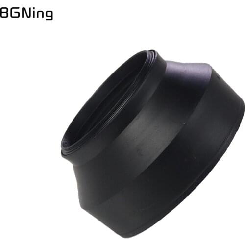 Rubber Lens Hood Standard 49mm 52mm 58mm 55mm 62mm 67mm 72mm 77mm SLR Protector Telephoto Lente Cap For Canon For Nikon For Sony