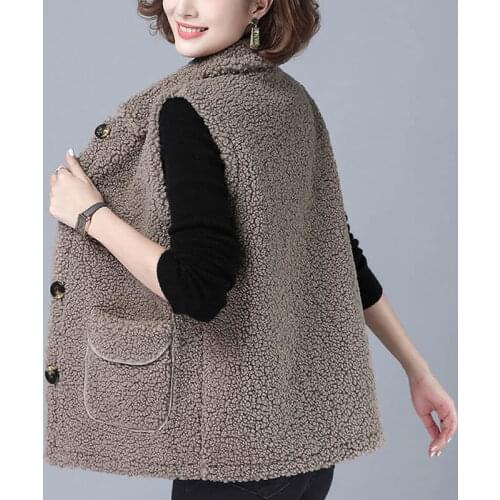 Woman Jacket Vest Vest Large Size Womens Vest Autumn Winter Wear Coat Chaleco Mujer