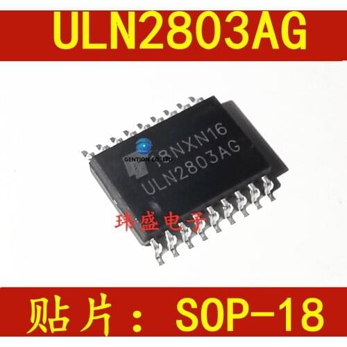 10PCS ULN2803AG SOP18 darlington transistor driver IC ULN2803 ULN2803A in stock 100% new and original