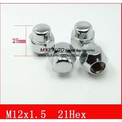16Pcs M12x1.5 WHEEL Hex NUTS For the wheel of Mazda 3 Mazda6 Mazda CX-5 CX-7 2 5 RX-8