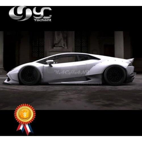 Car-Styling FRP Fiber Glass Front Fender Rear Fender Fit For 14-16 Huracan LP610-4 LB LP LW Style Over Fender Flare