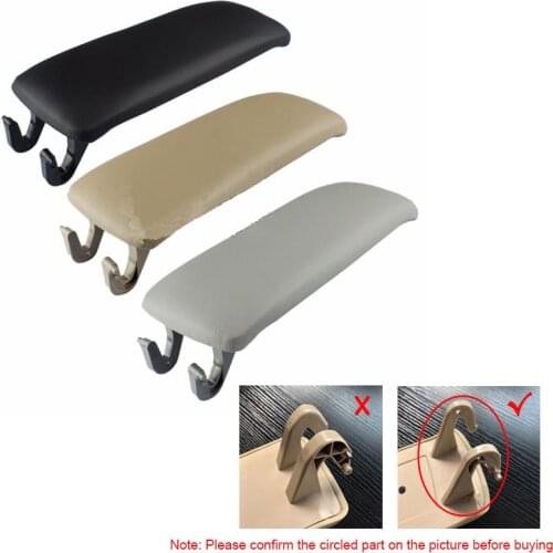 Leather Arm Rest Center Console Lid Cover For 98-05 Audi A6 C5 Black/Gray/Beige Car Armrest Pads