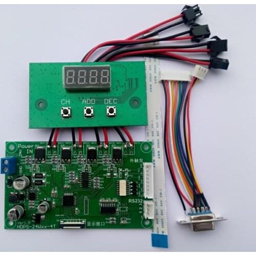Four-channel digital control panel visual light source digital display control panel digital controller DPS-24W CS