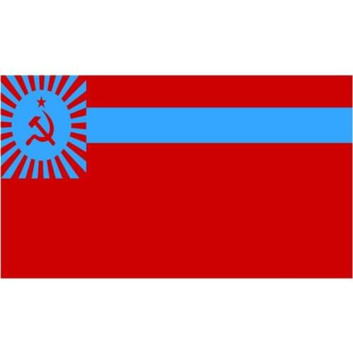 Cheap Georgian SSR FlagGeorgian Banner SOVIET SOCIALIST REPUBLIC 3x5FT 150X90CM Polyester Banner Brass Grommets