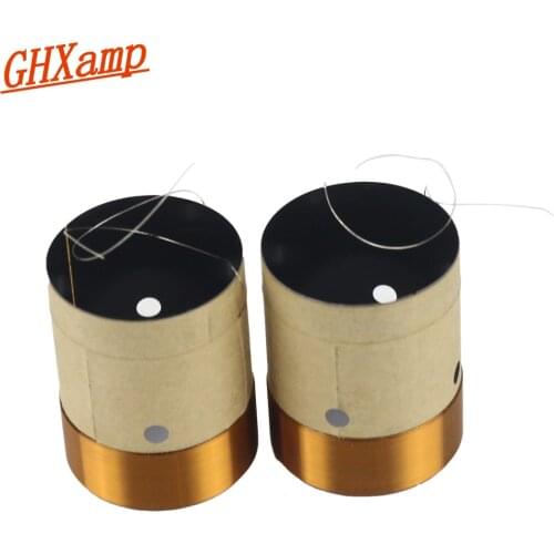 GHXAMP 30.5mm BASV Bass Voice Coil 8OHM High-end Hgh-temperature Round Wire Woofer Subwoofer Speaker Repair Accessories 2PCS