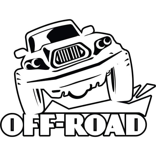 Personality Car Stickers OFF-ROD Car Waterproof Window Decals KK Vinyl Motorcycle Accessories PVC 16cm X 12.2cm