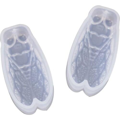 Crystal Epoxy Cicada Shape Silicone Mold DIY Handmade Jewelry Pendant Mould Making Tool