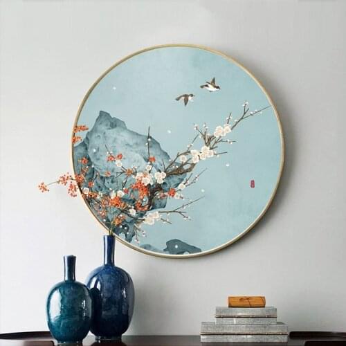 Ancient Traditional Chinese Style Birds Flower Art Canvas Posters Paintings Wall Picture Print Home For Living Room Office Decor