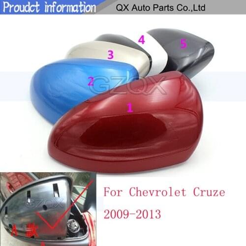 CAPQX For Chevrolet Cruze 2009 2010 2011 2012 2013 Side rear view rearview mirror cover exterior mirror cap shell lid hood