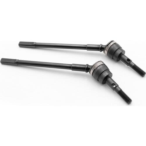 KYX Racing Hardened Steel Front Axle CVD Shaft Upgrades Parts Accessories for RC Crawler Car Axial SCX10 II 90046 90047