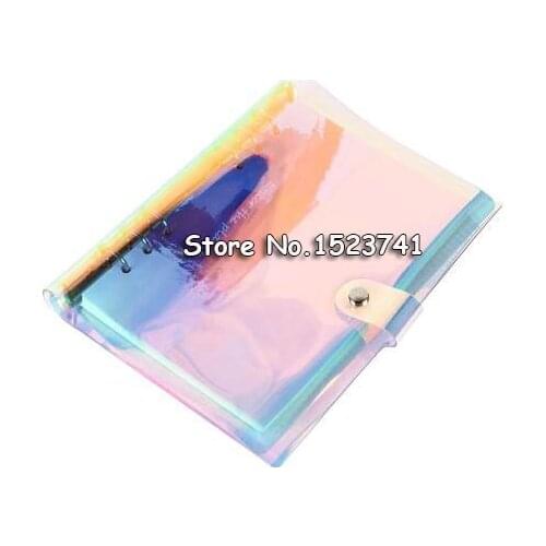 A5 A6 Laser transparent Notebook Planner Organizer Paper Planner Inner Page ring binder Diary Bullet Journal Notebook Wholesale