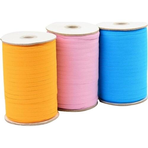 6mm 1yard Colorful High-elastic Elastic Bands Rope Rubber Band Line Ribbon DIY Sewing Lace Trim Waist Band Garment Accessories