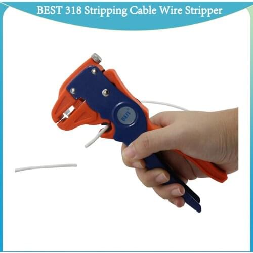 BEST 318 multi-function Stripping Cable automatic Wire Stripper And Chain Cutting And Crimping Pliers electronic duckbill pliers
