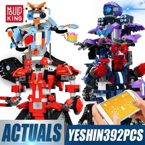 Mould King Robert M2 M1 M3 M4 Set Remote Control Robot Crawler Car Model Building Blocks Bricks Kids Educational Toys