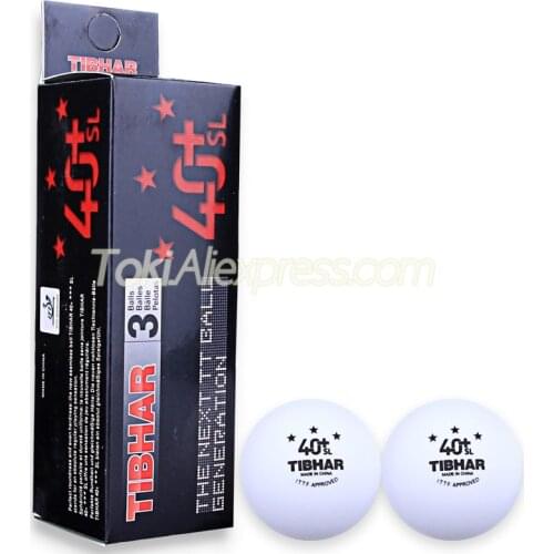 TIBHAR 3-Star Seamless Table Tennis Ball Plastic 3 Star Poly Original TIBHAR Ping Pong Balls ITTF Approved