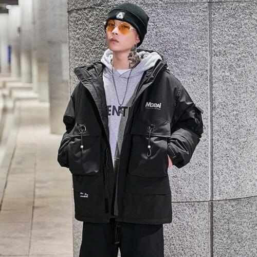 New Down Jacket for Men Handsome Keep Warm Safari Jacket Winter Coat Comfortable Fabric Hooded Design Down Jacket for Men