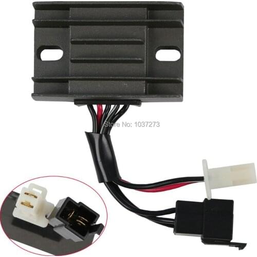 New Black Voltage Regulator Rectifier For Suzuki GN125 1982-2001 AN150 5 wires