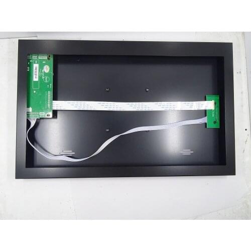 EDP Controller board + Metal alloy back cover case box VGA HDMI-compatible kit for B156XTN07 1366x768 Panel screen 15.6" DIY