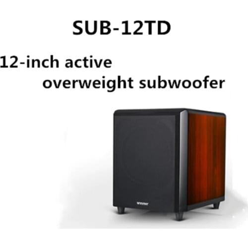 Winner/SUB-12TD Hi end bookshelf speaker 12 inch home theater active subwoofer 4 ohm