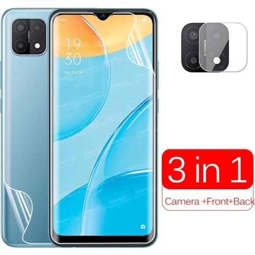 200D Full Curved Hydrogel Protective Film For Oppo A15 A15s Oro A 15 S Oppoa15 6.52 Camera Back Front Screen Protector Not Glass