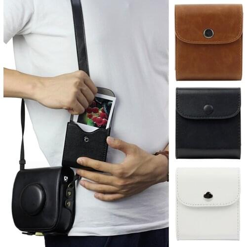 Besegad Portable Waterproof PU Leather Photos Storage Bag Pouch Pocket Case for Fujifilm Instax Square SQ20 SQ10 SQ6 SP-3 Camera