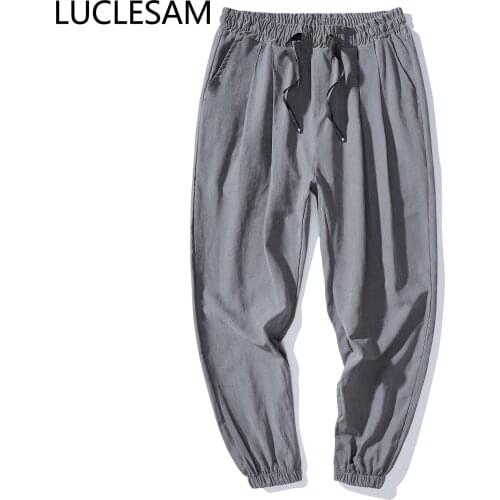 Casual Harem Pants Men Solid Loose Mens Jogger Pant Fashion Streetwear Trousers Male Classic Harajuku Sweatpants Ropa de Hombre