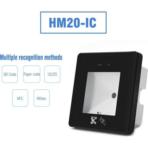 NFC ID IC 125Khz 13.56Mhz Reader Wiegand26/34, RS232, USB, RS485,TTL all in one 1D 2D Barcode Scanner Engine QR barcode scanner