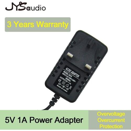 AC100V-240V UK Plug Power Cord 5V-1A Adapter Charger for Bluetooth Speaker Cable Power Cord 3-pin Extension Cord Cable 0.90m