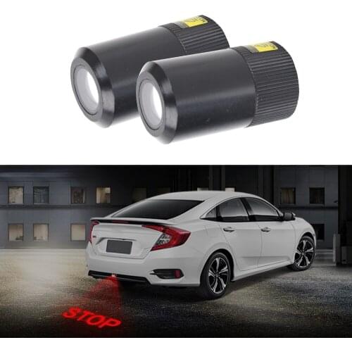 12V 24V LED Car Parking Stop Warning Lamps Rear Brake Signal Lights Taillight Bumper Projector Lens Laser Motorcycle Accessories