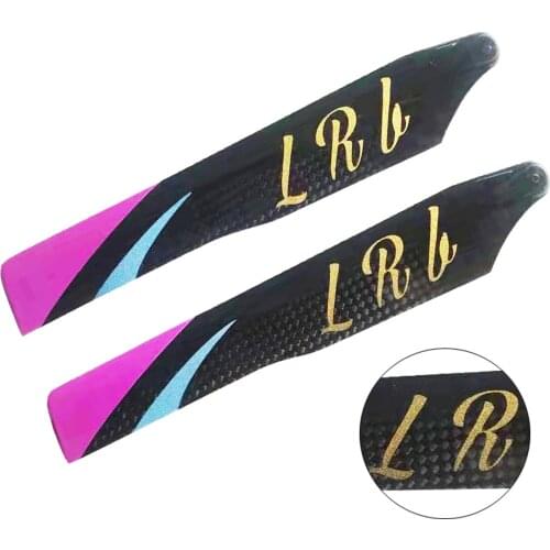 M2 Carbon Fiber Hard Main Blade for RC RTF Alloy Electric Altitude Hold Helicopter RC Model Toys Spare Parts For OMPHOBBY 173MM