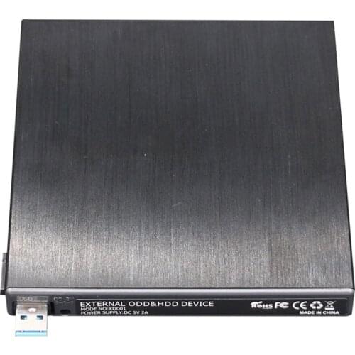 USB 3.0 Aluminum Extruded External Hard Drive DVD Burner For Laptop USB CD/DVD-RW Writer Burner External Hard Drive