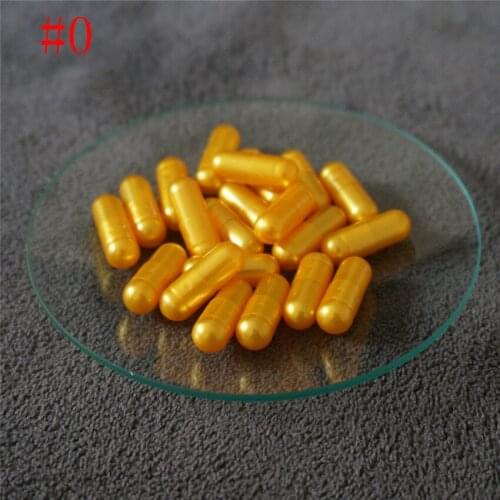 0# 1000/2000/3000/5000/10000pcs Pear Yellow hollow gelatin capsules , High quality empty capsules,joined or separated capsules