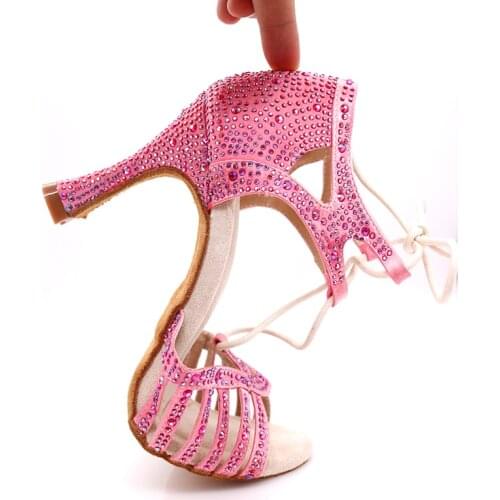 Samisoler dress shoes woman ballroom dance shoes ballroom latin dance shoes Rhinestone Ballroom Shoes latce Shoes