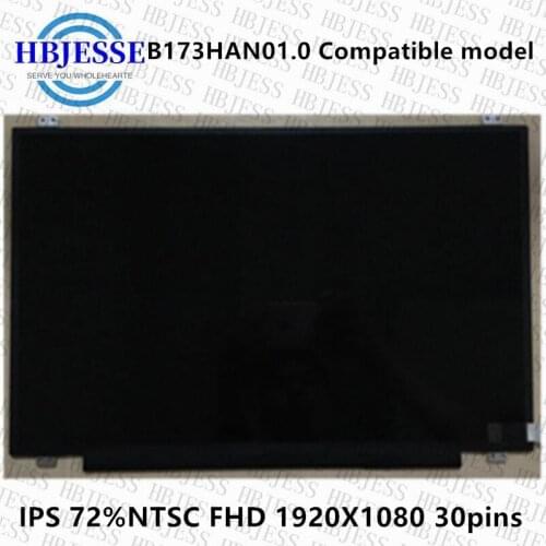 17.3'' FHD LCD Screen IPS Panel Matrix Replacement LP173WF4-SPF3 B173HAN01.3 B173HAN01.0 for Asus ROG Strix GL753VD Series