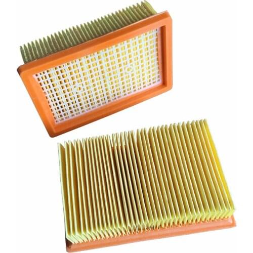 Cleanfairy 2pcs vacuum cleaner filters compatible with Karcher MV4,MV5,MV6(2863005 #2.863-005.0) WD4 Premium Flat-Pleated Filter