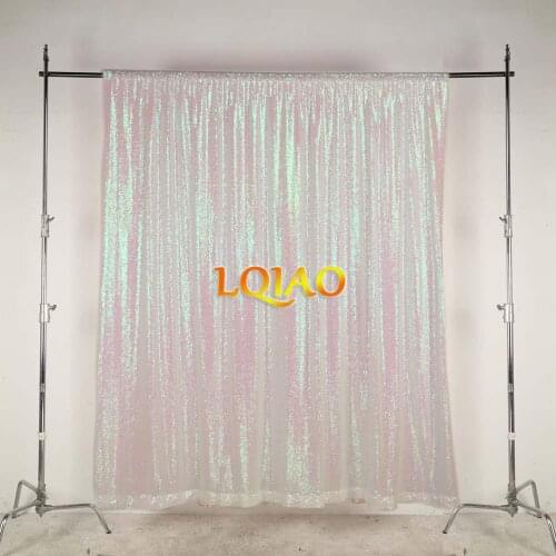 4ftx8ft Changed White/Gold/Silver Sequin Backdrop for Wedding Photobooth Backdrop Sequin Curtain Photography Backdrop Decoration