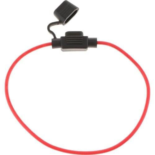 5PCS Car Mini Blade Fuse Holder 16AWG Copper Cable Kit In-Line Waterproof